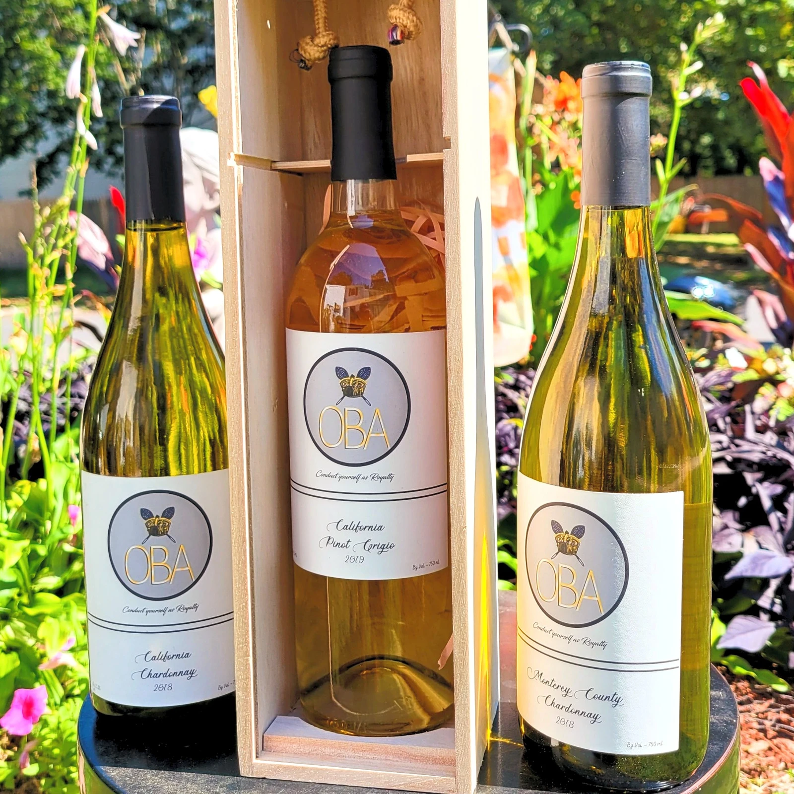 OBA Wine, Rose, Chardonnay